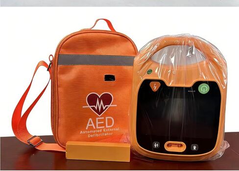 FILIXTRUE™ Automated External Defibrillator AED, Orange, Portable Emergency Device with Display Screen in Kuwait