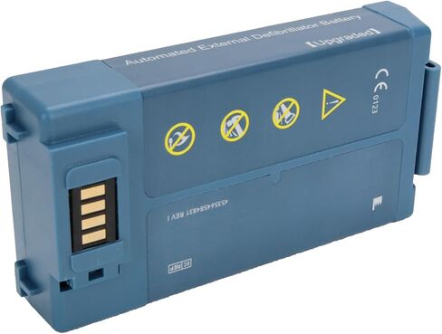 بطارية 9 فولت 4200 مللي أمبير في الساعة لجهاز مزيل الرجفان AED - متوافقة مع M5070A، M5066A، M5068A - عمر استعداد طويل، طاقة مستقرة، أداة - استبدال in Kuwait