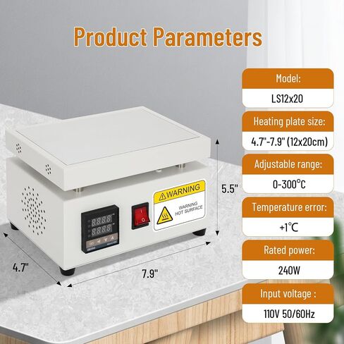 Cellophane Wrapping Machine, Manual Cellophane Overwrapping Machine, Desktop Heating Sealing Machine with PID Temperature Control for BOPP/PVC Film Used on Perfume, Cosmetics, and Action Figure Boxes in Kuwait