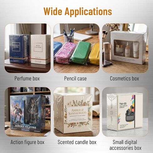 Cellophane Wrapping Machine, Manual Cellophane Overwrapping Machine, Desktop Heating Sealing Machine with PID Temperature Control for BOPP/PVC Film Used on Perfume, Cosmetics, and Action Figure Boxes in Kuwait