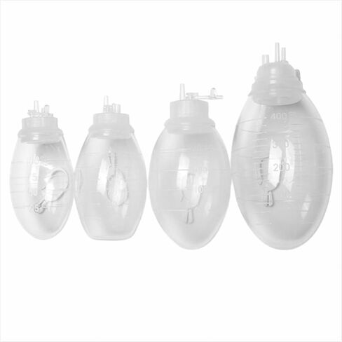 Closed Suction Drainage Reservoir Bulb, Silicone Surgical Drain Bulb with Drain Port and Connector, Drainage Collection Reservoir for Fluid Collection System,100ml,1Pc in Kuwait