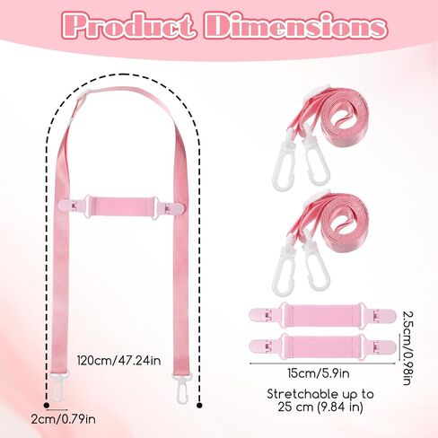 2set Adjustable Drain Holder After Tummy Tuck, Shower Lanyard for Mastectomy Drain Holder, Post Mastectomy Must Haves, Tummy Tuck/Breast Cancer/Abdominal Debridement Surgical Drain Holder in Kuwait