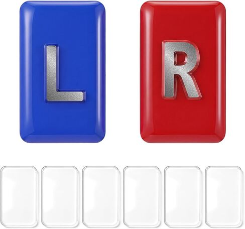 2Pcs Xray Markers with Lead L & R Letters, Clear Epoxy Resin Rectangle Xray Markers Includes 6Pcs Adhesive Strips Reusable & Washable in Kuwait