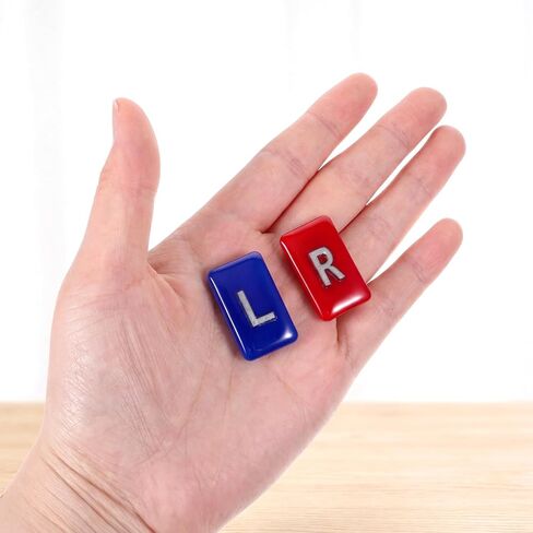 2Pcs Xray Markers with Lead L & R Letters, Clear Epoxy Resin Rectangle Xray Markers Includes 6Pcs Adhesive Strips Reusable & Washable in Kuwait