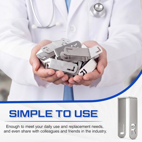 20 Pcs X-Ray Marker Clips Reversible Stainless Steel L/R X-Ray Film Radiograph Holder for Hospital Radiology Departments in Kuwait