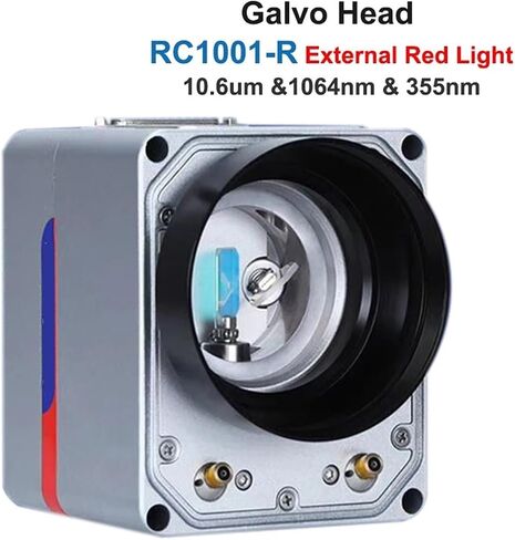 RC1001 RC1001-R Fiber Scanning Galvo Head Set 10.6um &1064nm & 355nm 10mm Galvanometer Scanner with Power Supply(RC1001-R,355nm) in Kuwait