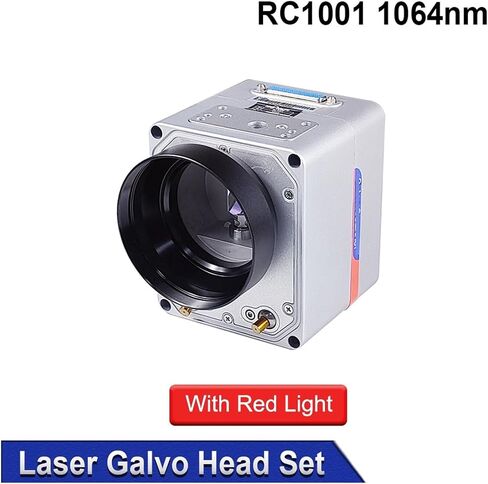1PCS RC1001 CO2 & Fiber Scan Galvo Head Set 10.6Um 1064nm Apeature 10mm Galvanometer Scanner with Power Supply(Fiber 1064nm) in Kuwait