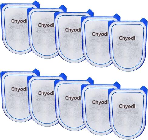 10-Pack Carbon Filter Cartridges Compatible with Tetra Whisper EX30/EX45/EX70 Filters, Replacement Filter Cartridges in Kuwait