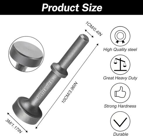 Othmro Smoothing Air Hammer Bits, 31982 Chrome Molybdenum Steel Pneumatic Chisel, 4" Air Hammer Attachments to Remove Rusted Bolts, Nuts Automotive Suspension Parts, Heavy Duty Metalwork in Kuwait