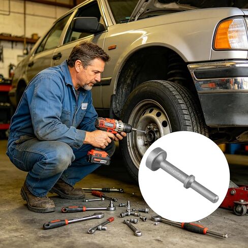 Othmro Smoothing Air Hammer Bits, 31982 Chrome Molybdenum Steel Pneumatic Chisel, 4" Air Hammer Attachments to Remove Rusted Bolts, Nuts Automotive Suspension Parts, Heavy Duty Metalwork in Kuwait