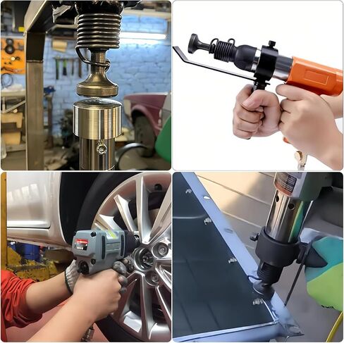 Othmro Smoothing Air Hammer Bits, 31982 Chrome Molybdenum Steel Pneumatic Chisel, 4" Air Hammer Attachments to Remove Rusted Bolts, Nuts Automotive Suspension Parts, Heavy Duty Metalwork in Kuwait