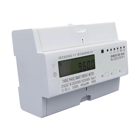 DTS238-7W Three Phase DIN Rail kWh Meter, 10(80) A 230/400V LCD RS485 in Kuwait