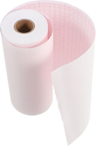 Toyvian Electrocardiogram Long-term Paper Roll Printer for Compatible Thick Paper Rolls with Easy to Cut and Tear Feature Use Machine for Printers in Kuwait