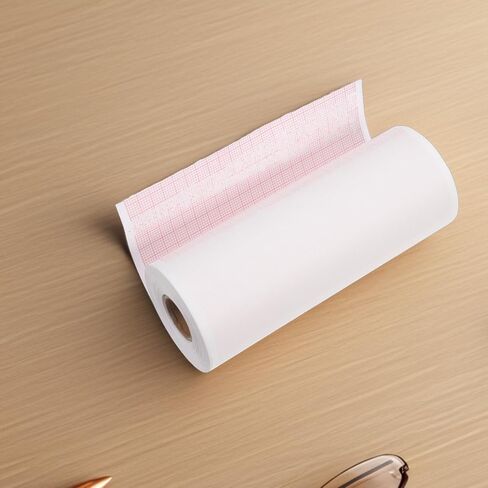 Toyvian Electrocardiogram Long-term Paper Roll Printer for Compatible Thick Paper Rolls with Easy to Cut and Tear Feature Use Machine for Printers in Kuwait