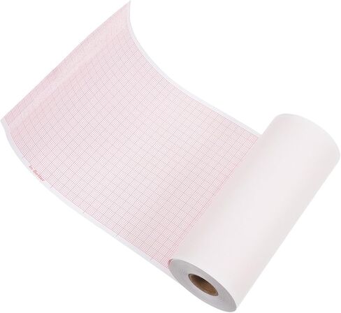 1 Roll Electrocardiogram Printer Paper Roll for Compatible Ekg Machine Print Quality Accurate Heart Activity Display for Use in Kuwait