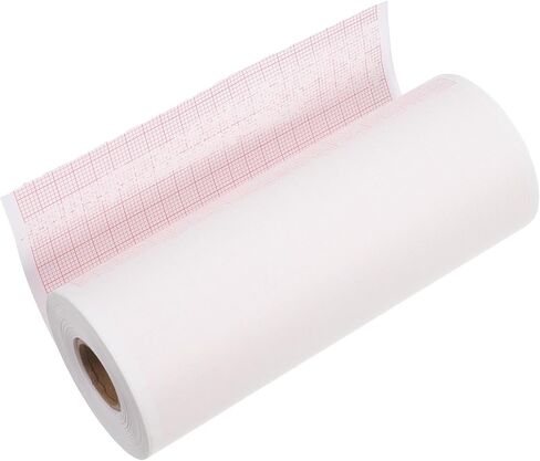 TEHAUX 1 Roll Printer Paper Roll for Electrocardiogram Ekg Machines Compatible with 800 Model, Thick Paper Material, Easy to Use and Printer Friendly for Accurate Printing in Kuwait