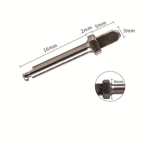 5pcs Dental Mandrel CA 2.35mm RA Shank Rotary Tool Stainless Steel Handle for Silicone Composite Polisher Low Speed Kit in Kuwait
