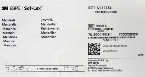3M ESPE 1983FG Sof-Lex Pop-On Dental Mandrels FG Friction Grip 3/Pk in Kuwait