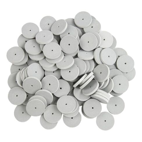 Dental Rubber Polishing Wheels for Dental Lab Jewelry and Craft Rotary Tools（100Pcs Grey） in Kuwait
