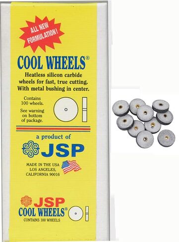 HEATLESS Wheel Gray Silicon Carbide #2 (1" x1/8") Box of 50 Wheels in Kuwait