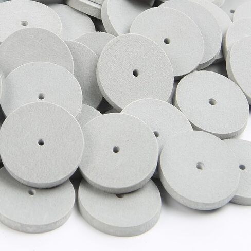 Dental Rubber Polishing Wheels for Dental Lab Jewelry and Craft Rotary Tools（100Pcs Grey） in Kuwait