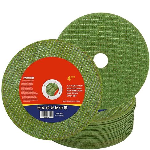 4Inch Metal Cutting Disc Angle Grinder Grinding Wheel Stainless Steel Blade Resin Double Mesh(5Pcs) in Kuwait
