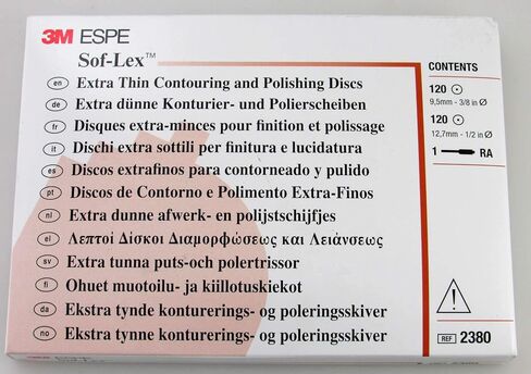3M ESPE 2380 Sof-Lex Extra Thin Contouring and Polishing Kit, Round Eyelet in Kuwait