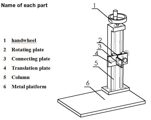 Roughness Rotating Measurement Platform Roughness Measuring Metal Platform Test Stand for Surface Roughness Tester Surface Roughness Gauge Surface Roughness Meter KR210/KR220 in Kuwait