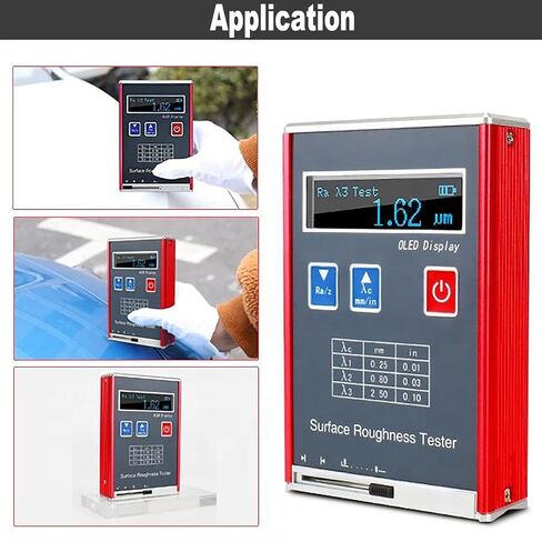 Portable Surface Roughness Tester Meter Accurate Tool to Measure Ra, Rz, Rq, Rt with Profilometer Surface Roughness Gauge in Kuwait