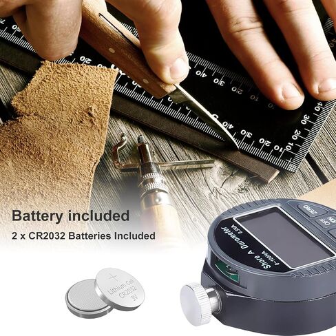 Hardness Tester, Durometer Shore Type A 0-100HA, Digital Durometer 0.1HA Resolution, with Large LCD Display for Rubber, Plastic, Tire, Leather, Wax in Kuwait