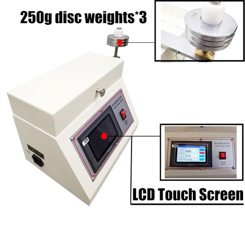 110V Linear Wear Tester Anodized Aluminum Linear Scratch Tester 0.79"X0.79" Probe Abrasion Tester for Plastics Rubber Leather and Textiles in Kuwait