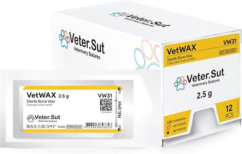 VeterSut VetWAX Bone Wax 2.5g, 12 Count in Kuwait