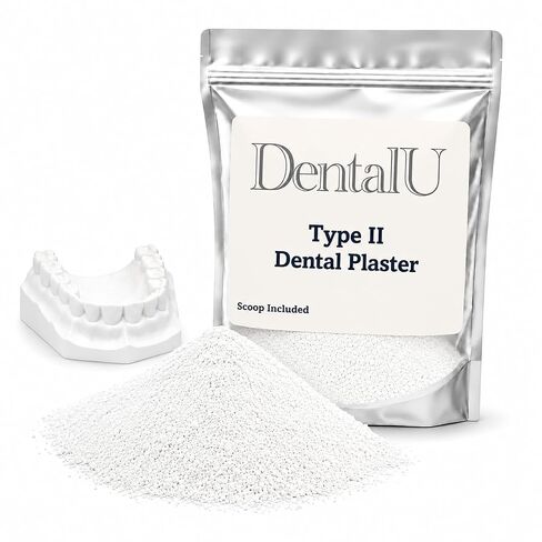 1 lb White Dental Plaster Type II Regular Set Dental Gypsum for Casting Used in Dental Labs or Hobbies, Arts & Crafts in Kuwait