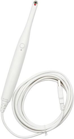 كاميرا داخل الفم بدقة 13 ميجابكسل وعدسة رقيقة للغاية مقاس 4.8 مم لطب الأسنان | وصلة USB 2.0، 8 مصابيح LED، أزرار التقاط مزدوجة تعمل مع Eaglesoft، Dexis، Apeteryx، Carestream، Tigerview والمزيد in Kuwait