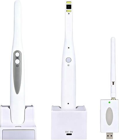 Dental Intraoral Camera Wireless, Auto-Focus Dental Camera, Wireless Charging, 13MP HD Intraoral Dental Imaging Scope Works with Most Dental Imaging Software in Kuwait