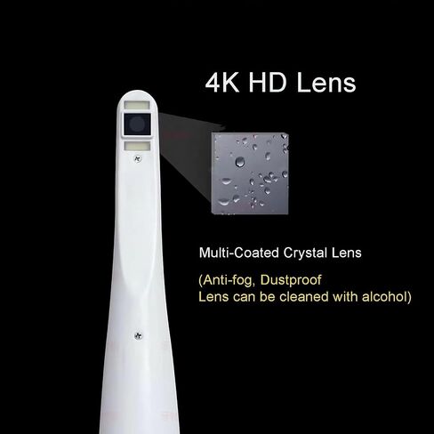 Dental Intraoral Camera Wireless, Auto-Focus Dental Camera, Wireless Charging, 13MP HD Intraoral Dental Imaging Scope Works with Most Dental Imaging Software in Kuwait