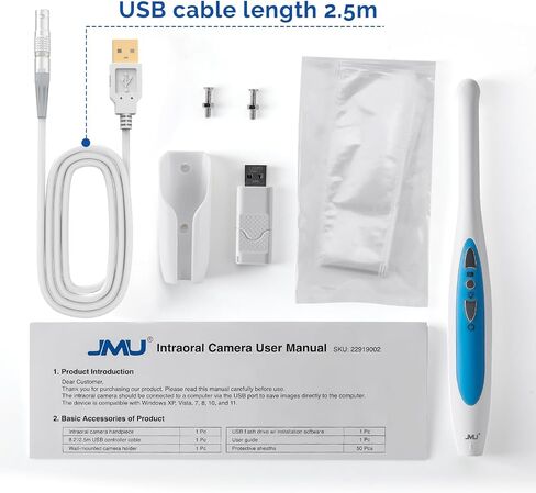 كاميرات طب الأسنان داخل الفم JMU، كاميرا طب الأسنان USB عالية الدقة 720P in Kuwait