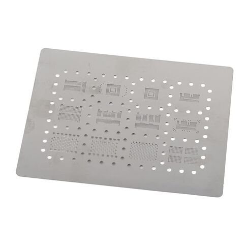 CHICIRIS 6 in 1 BGA Stencil Template, Stainless Steel Reballing Stencil with Special Plump Design, for BGA153 BGA162 BGA169 BGA186 BGA221 BGA254 EMMC in Kuwait