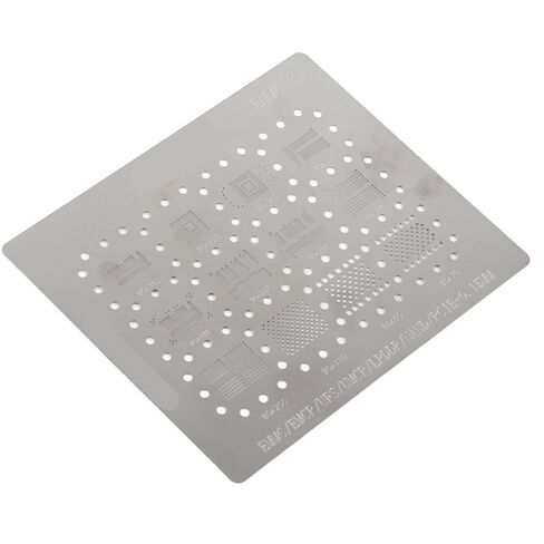CHICIRIS 6 in 1 BGA Stencil Template, Stainless Steel Reballing Stencil with Special Plump Design, for BGA153 BGA162 BGA169 BGA186 BGA221 BGA254 EMMC in Kuwait