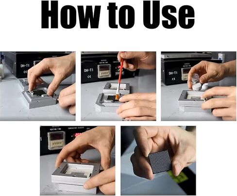 BGA Reballing Rework Station Universal Template Efficient Chip Adjustment Laptop CPU Repair in Kuwait