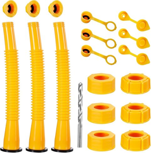 Gas Can Spout Replacement Long, Our replacement spout features a 10.2in extended nozzle (2in longer than standard). Gas can nozzle (2 Pack-Yellow) for 1/2/5/10 gal oil cans in Kuwait
