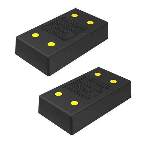 2 Pcs Universal Dock Bumpers - Havy Duty Molded Rubber Bumpers Extruded Guard Protector for Boat Docks, Truck, Warehouse and Parking Spots Protection in Kuwait