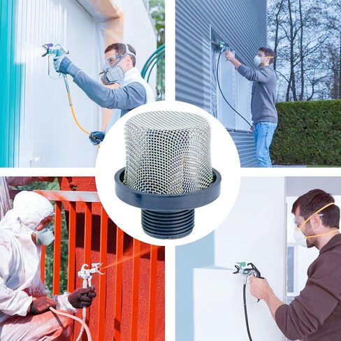 2 Pcs 288716 3/4-Inch Inlet Strainer Thread & 6 Pcs 288749 Airless Spray Gun Filter Compatible with Graco X5/X7/ProX Series & SG10/SG20/SG Pro Spray Guns, Stainless Steel 60 Mesh in Kuwait