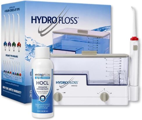 Hydro Floss Oral Irrigator with 3 oz HOCL Irrigator Concentrate in Kuwait