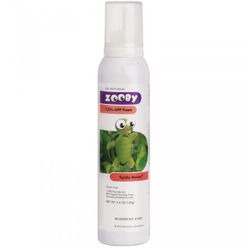 Young Dental 616001 Zooby Fluoride Foam 1.23% APF Turtle Melon 4.4 Oz in Kuwait