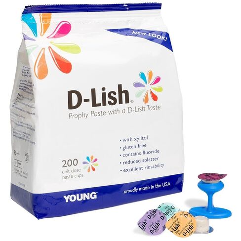 300220 معجون أسنان D-Lish معجون أسنان ناعم بالنعناع وحدة الجرعة 200/Bx in Kuwait