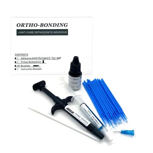 Mini Dental Orthodontic Bracket Adhesive Teeth Enamel Curing Bonding Glue Cure Resin Soft Gel Dentistry Materials Dentist in Kuwait
