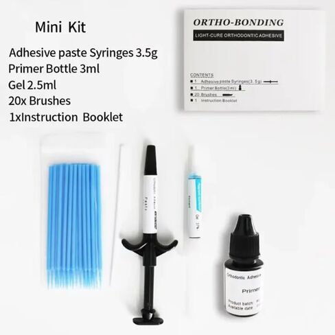 Mini Dental Orthodontic Bracket Adhesive Teeth Enamel Curing Bonding Glue Cure Resin Soft Gel Dentistry Materials Dentist in Kuwait