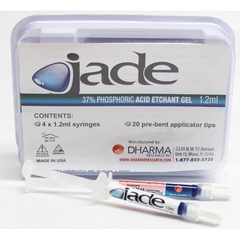 20-00003 Jade Blue 37% Dental Etchant Gel Syringes 4/Pk 1.2 mL in Kuwait