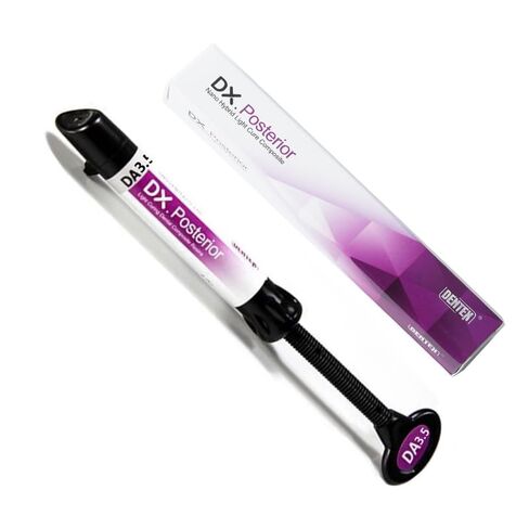 DX.Posterior Nano Hybrid Light Cure Composite Posterior Restorative Material 4.0g/Syringe/1 Pack- High Strength Dentin Layer Composite for Dental Professionals Only (Shade: DA3.5) in Saudi Arabia